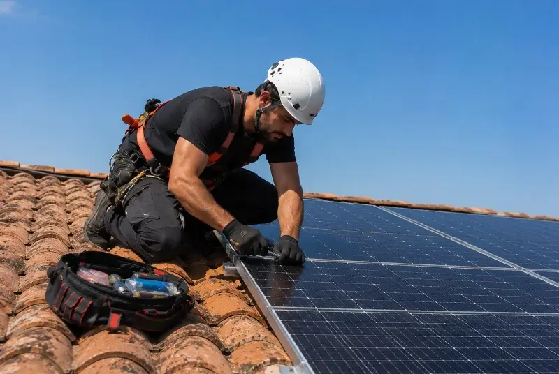 Maintenance et monitoring de panneaux solaires à Romans